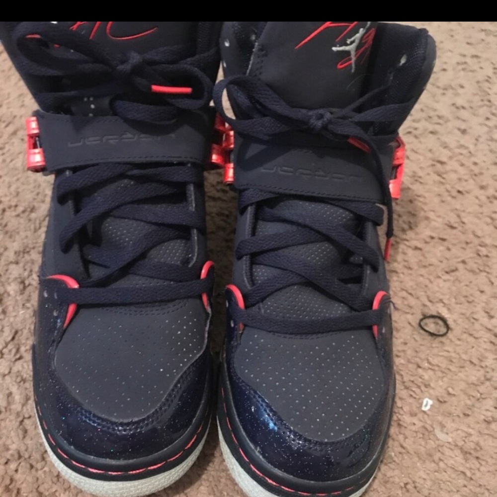 Navy and Salmon Jordan’s